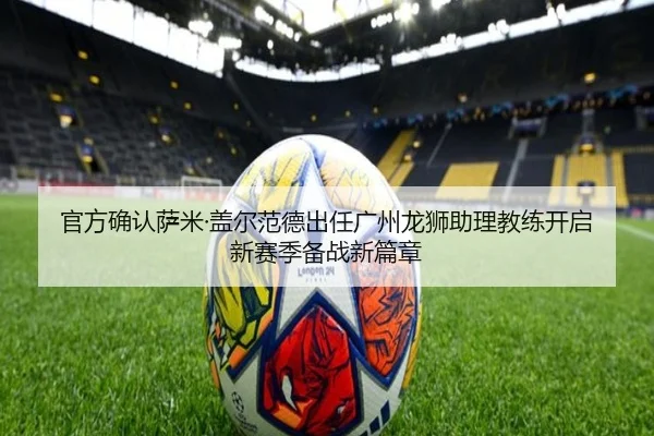 官方确认萨米·盖尔范德出任广州龙狮助理教练开启新赛季备战新篇章